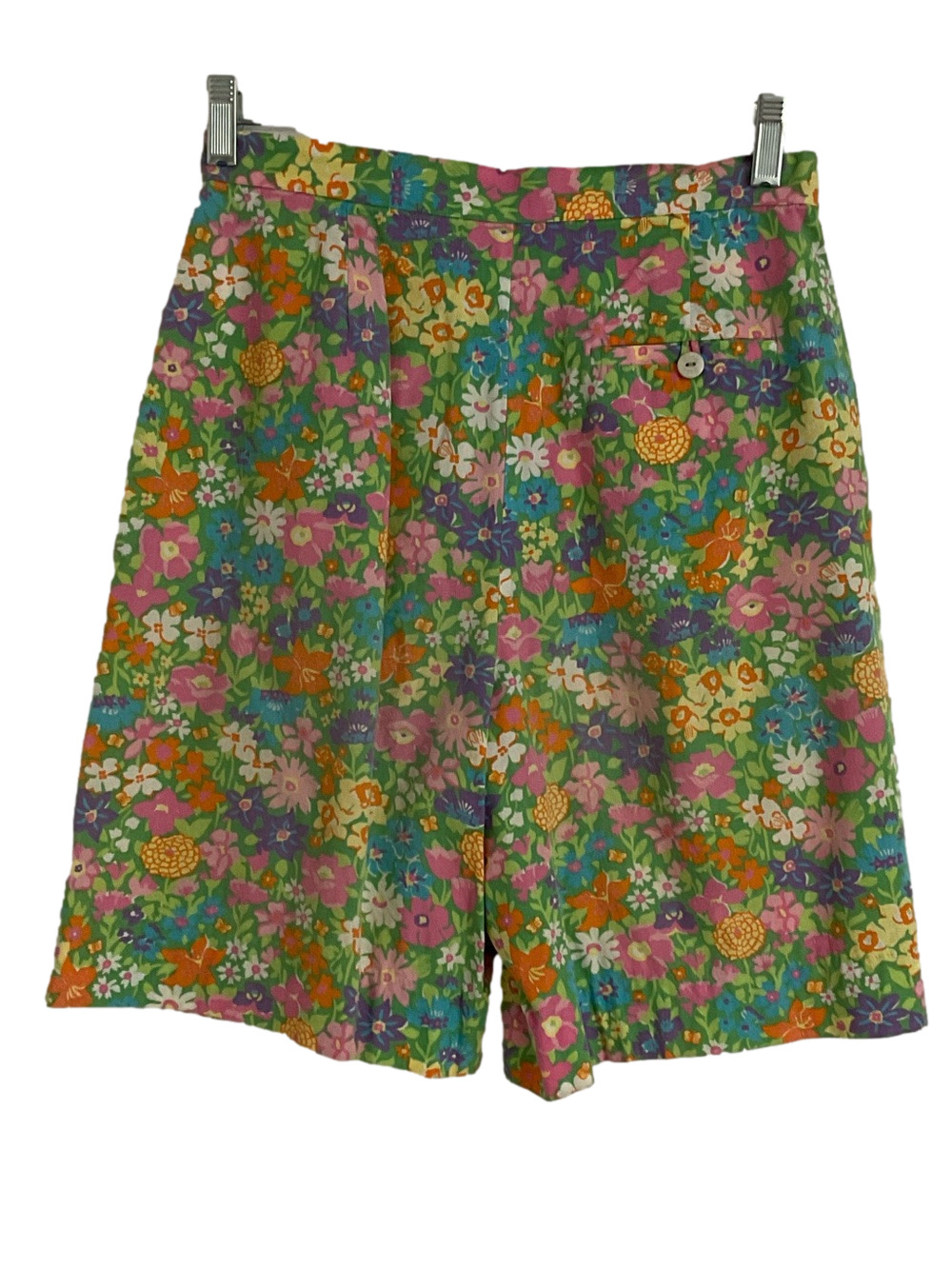 Vintage Lilly Pulitzer Women’s Floral Bermuda Shorts Size 8 - Picture 2 of 6